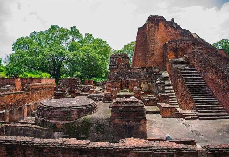 Ancient ruins near Mundeshwari Devi Temple in Kaimur Hills Bihar